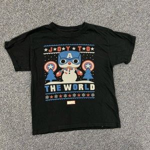 Marvel Christmas Captain America tee - medium
